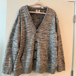 Levi's Charcoal Knit Cardigan